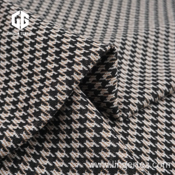 Cotton Houndstooth Jacquard Fabric For Garment Accessories